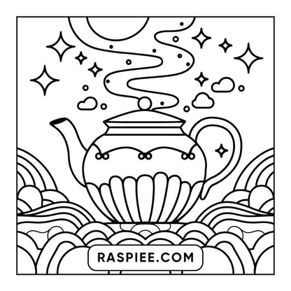 53 Bold and Easy Trippy Groovy Coloring Pages Printable PDF Instant Download