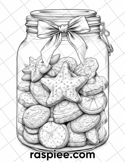 Christmas coloring pages, christmas coloring sheets, christmas coloring book pintable, grayscale coloing pages, adult coloring pages, holiday coloring pages, winter coloring pages, xmas coloring pages