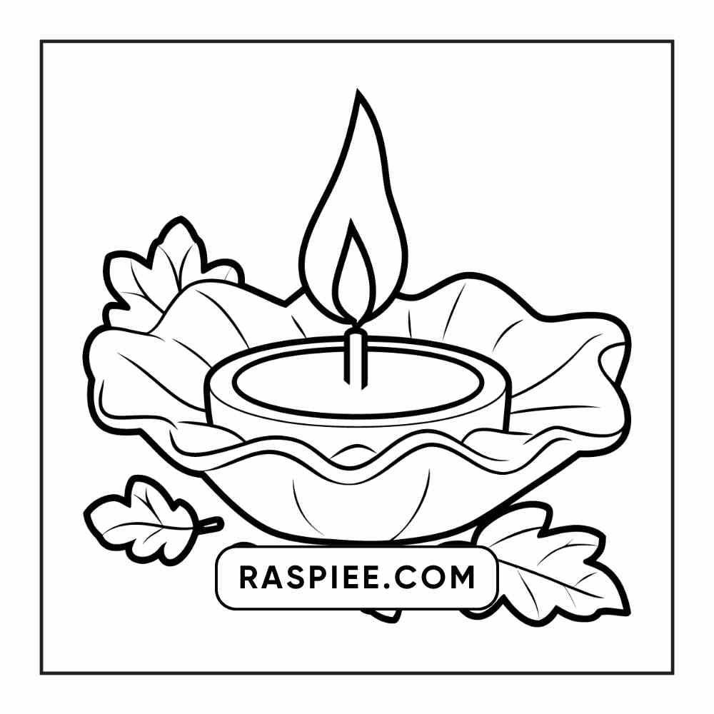 76 Bold and Easy Fall Vibes Coloring Pages Printable PDF Instant Download - RASPIEE