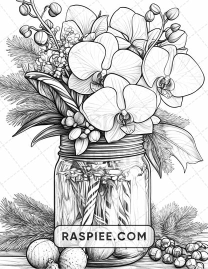 89 Christmas Decor Adult Coloring Pages