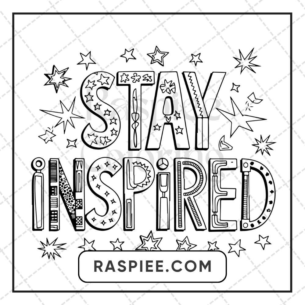 120 Bold and Easy Motivational Word Coloring Pages