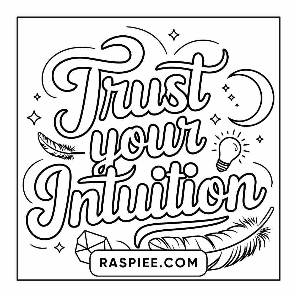 78 Bold and Easy Inspirational Words Coloring Pages Printable PDF Instant Download - RASPIEE