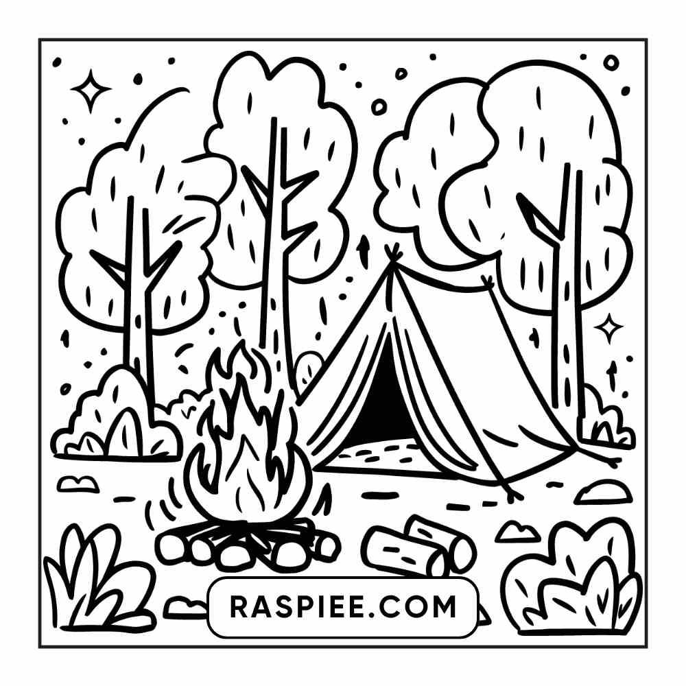 114 Cozy Autumn Bold & Easy Coloring Pages PDF Printable Instant Download - RASPIEE