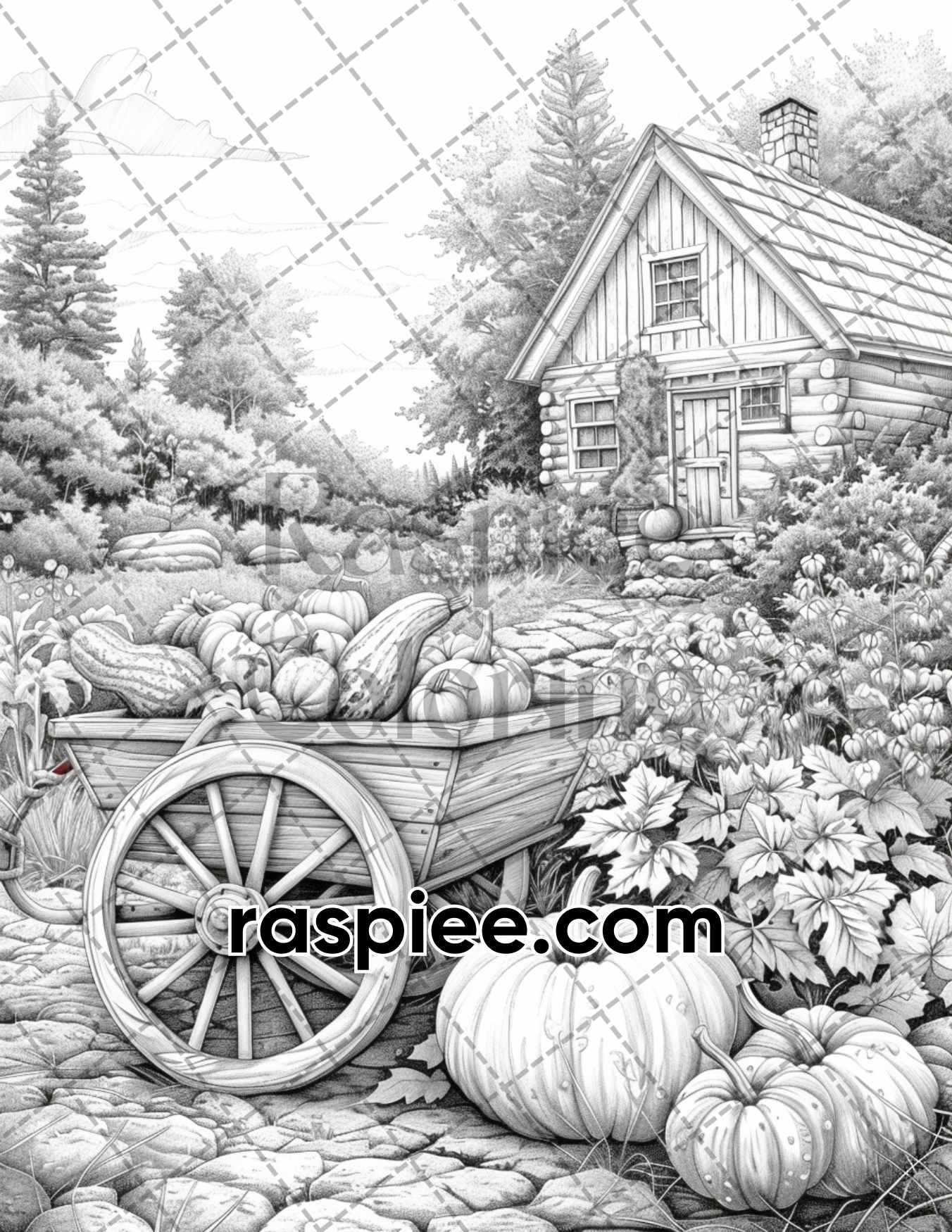 adult coloring pages, adult coloring sheets, adult coloring book pdf, adult coloring book printable, grayscale coloring pages, grayscale coloring books, grayscale illustration, Gorgeous Cottage Garden Grayscale Adult Coloring Pages