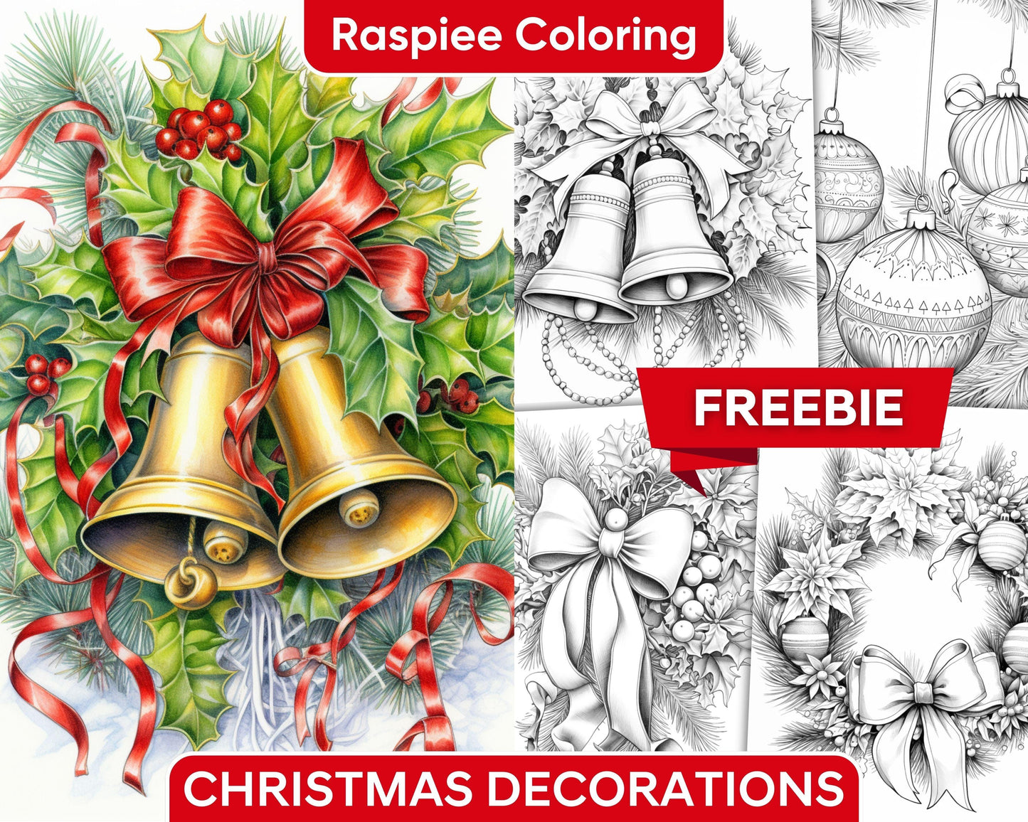 free-christmas-decorations-grayscale-coloring-pages-for-adults-printa-raspiee for Free Printable Christmas Images Pdf Free Christmas Decorations Grayscale Coloring Pages for Adults, Printa – RASPIEE for Free Printable Christmas Images Pdf