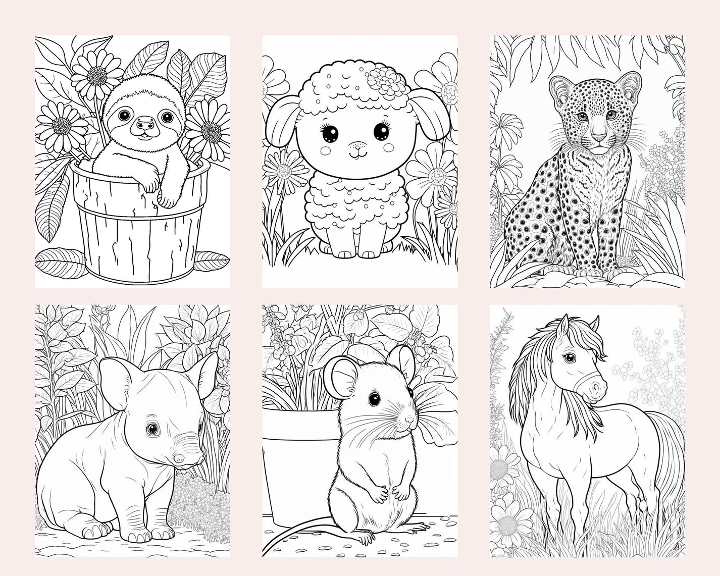 60 Cute Animals Printable Coloring Pages For Kids Printable PDF File 60-cute-animals-printable-coloring-pages-for-kids-printable-pdf-file
